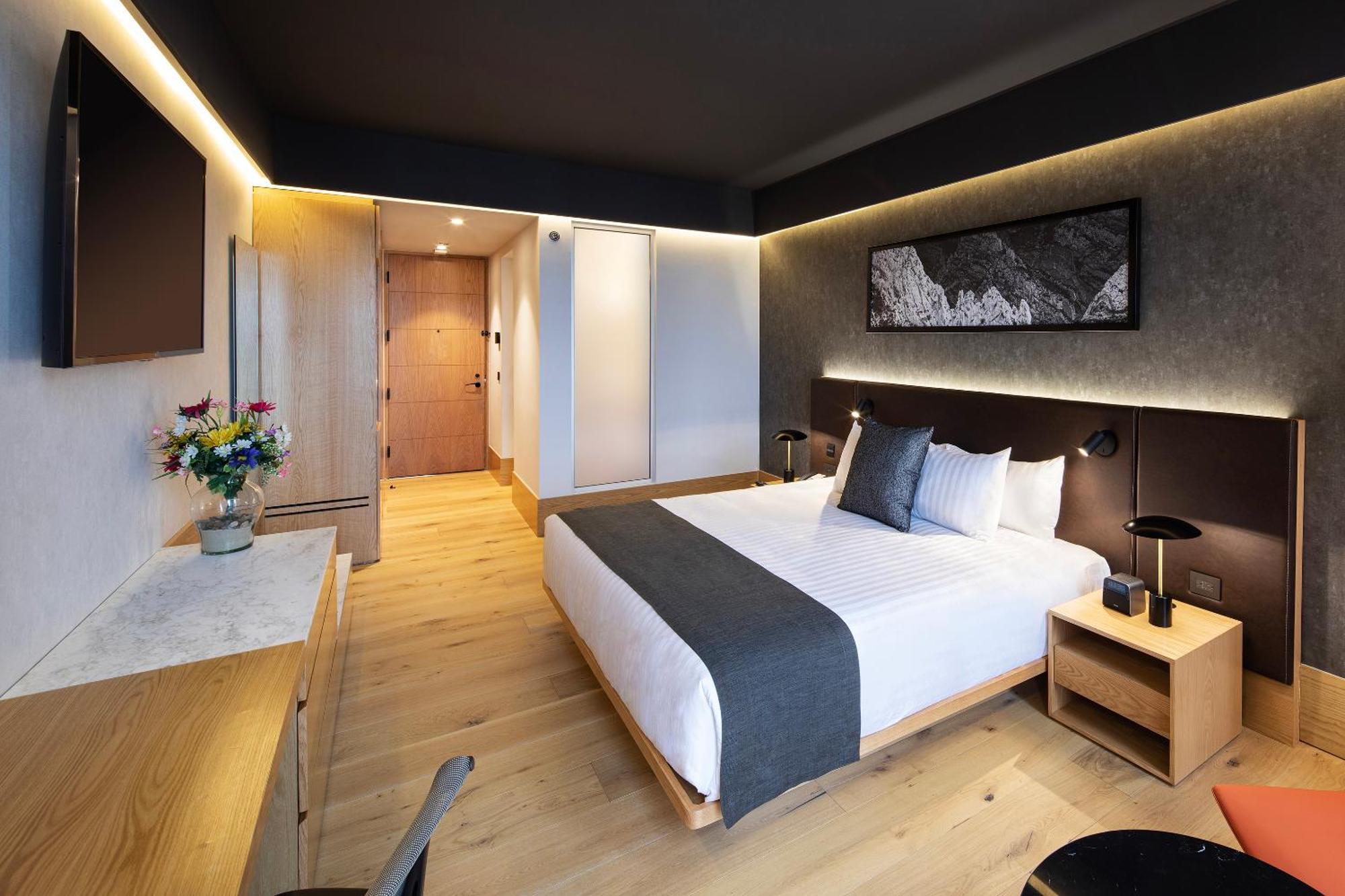 Galeria Plaza Monterrey Hotel Luaran gambar A room at the hotel