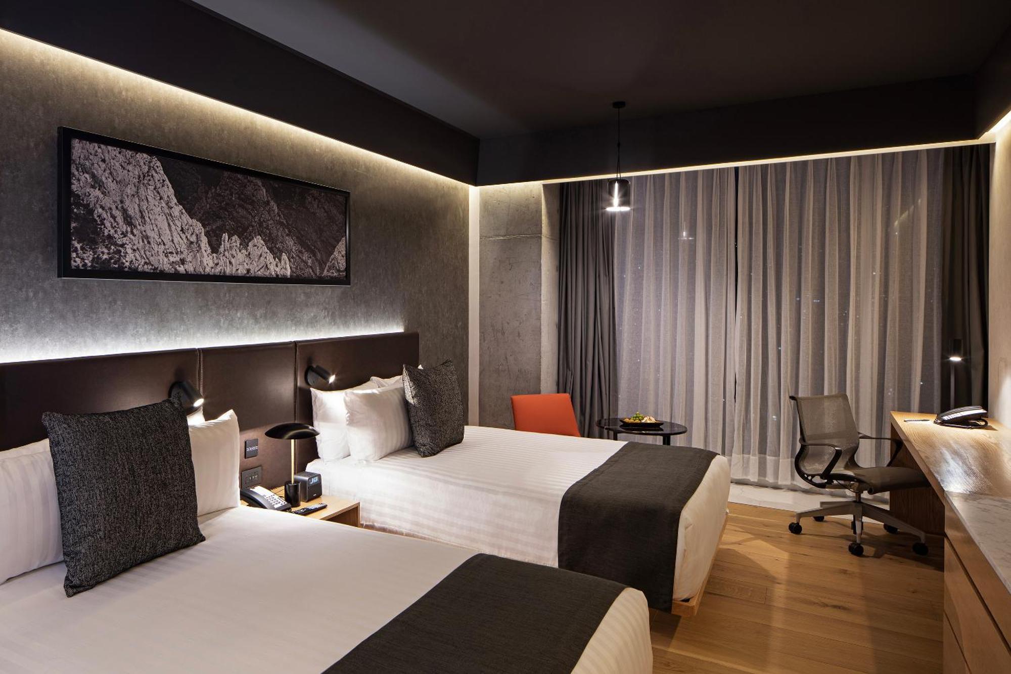 Galeria Plaza Monterrey Hotel Luaran gambar A room at the hotel